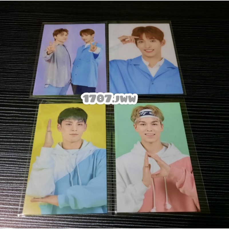 SEVENTEEN OFFICIAL TRANDING CARD TC Japan Dome Shitajiki Carat Land Mingyu, DK, Vernon