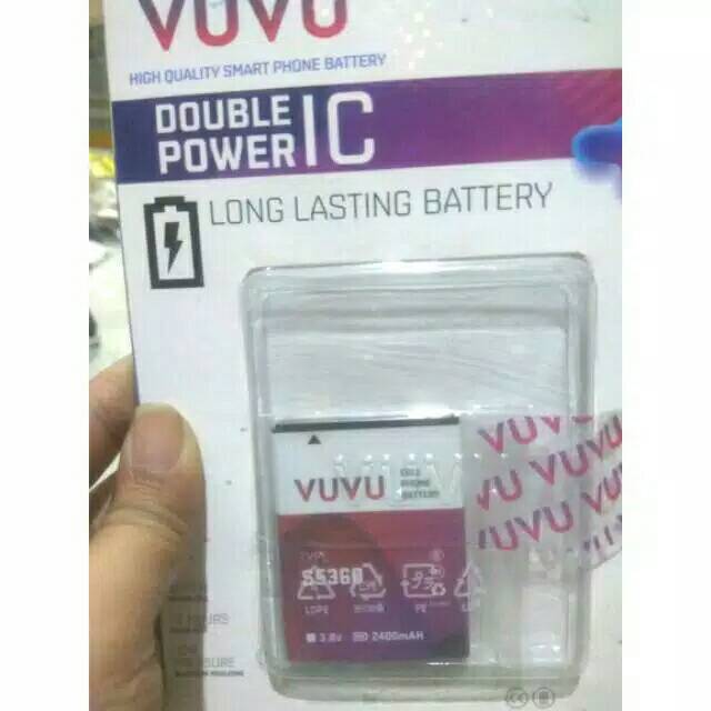 BATERAI VUVU SAMSUNG S5360 DOUBLE POWER IC BATERAI BATRE