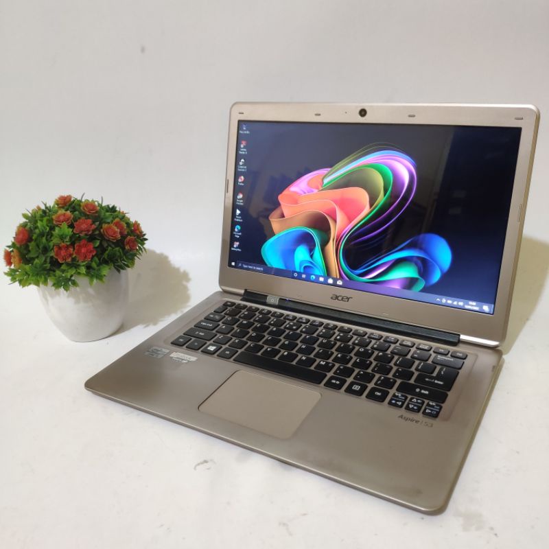 laptop ultrabook slim/tipis acer aspire s3 - core i5 - ram 4gb - ssd 256gb