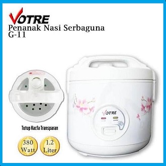 TURUN HARGA !!! RICE COOKER / MAGIC COM / PENANAK NASI SERBAGUNA VOTRE G 11 ( 1.2 Liters )