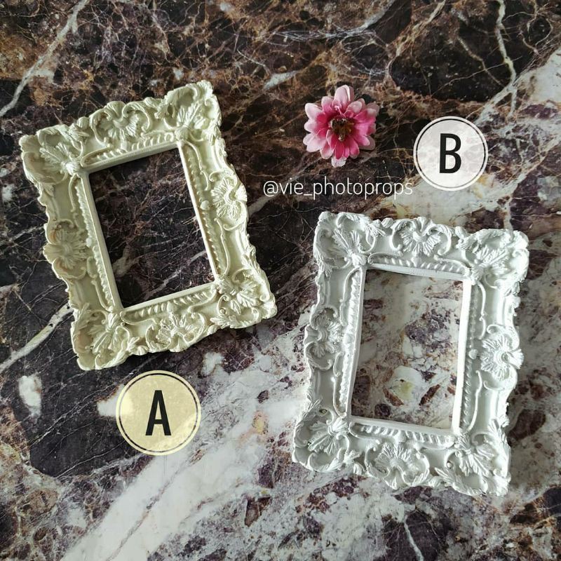 1Pc Props Foto Frame Kotak (Tanpa Kaca)