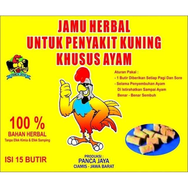 JAMU HERBAL UNTUK PENYAKIT KUNING KHUSUS AYAM PANCA JAYA ayam