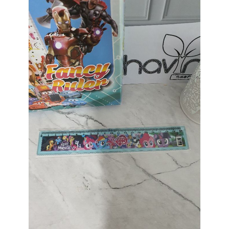 garisan 20cm/penggaris 20cm/mistar 20cm-PONY