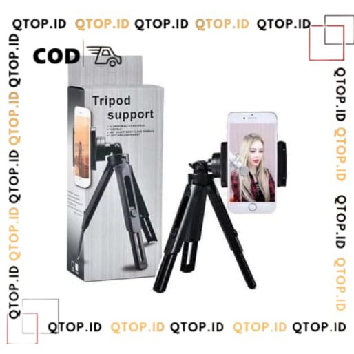 Tripod Support Mini 4 Level Phone Extendable With Holder U Phone Holder [QTOP.ID]