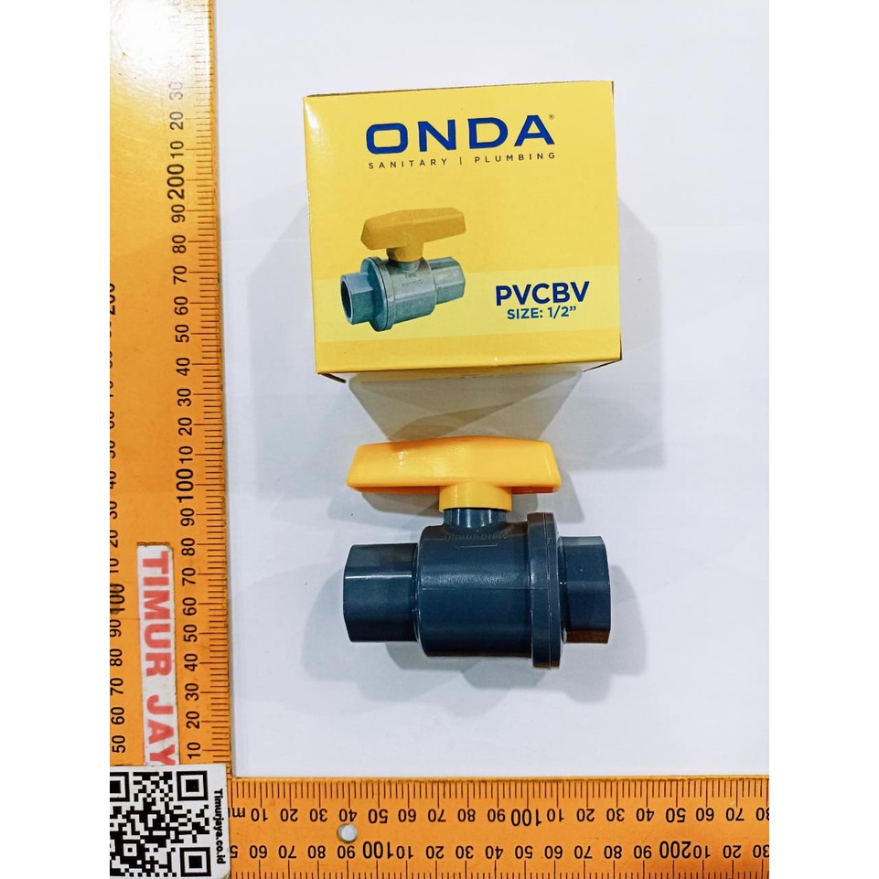 ballvalve onda 1/2 in ( stop kran onda pvc 1/2 in)