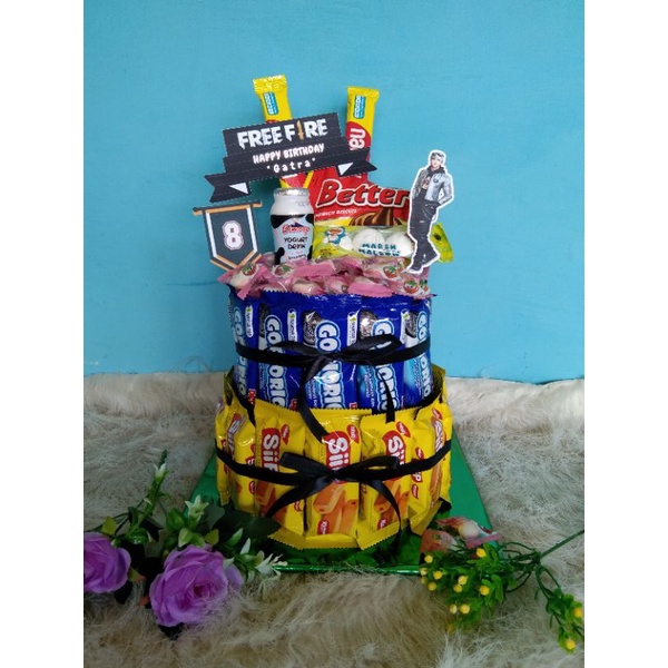 

Snack Tart / Snack tower / kado ulang tahun