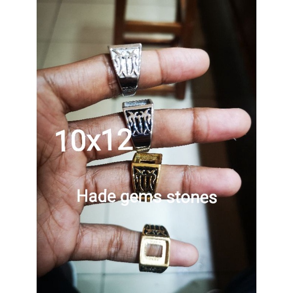RING EMBAN TITANIUM SUPER KUALITAS KOTAK DIM 10x12