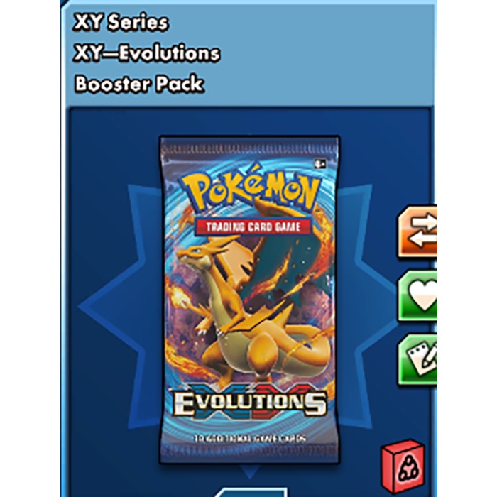 PTCGO Pokemon XY Evolutions Booster Pack