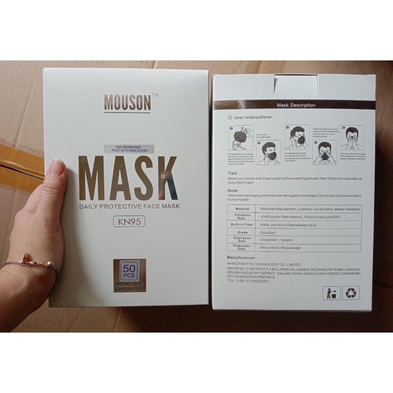 Mouson Mask KN95 isi 50 pcs