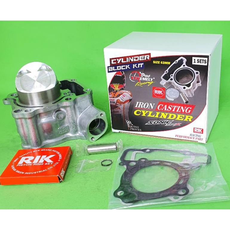 [[BISA COD]] BLOK BORE UP SONIC 150R / SUPRA GTR / NEW CBR 150R / NEW CB 150R SIZE 63MM