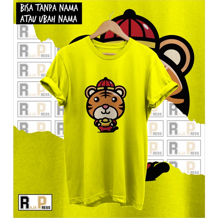 KAOS IMLEK SBAJU IMLEK MACAN CHIBI SINCIA FAMILY KATUN COMBED 30S