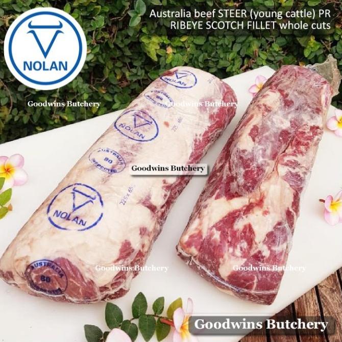 

4Kg 1Pc Ribeye Cuberol Beef Pr Steer Australia Nolan Whole Cut Ee39Keogff
