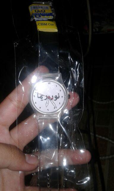 Jc-007b \ Jam Custom \ Bisa Custom Sesuai Keinginan \ Hadiah \ Ultah \ Pernikaha \ Qq Transfaran