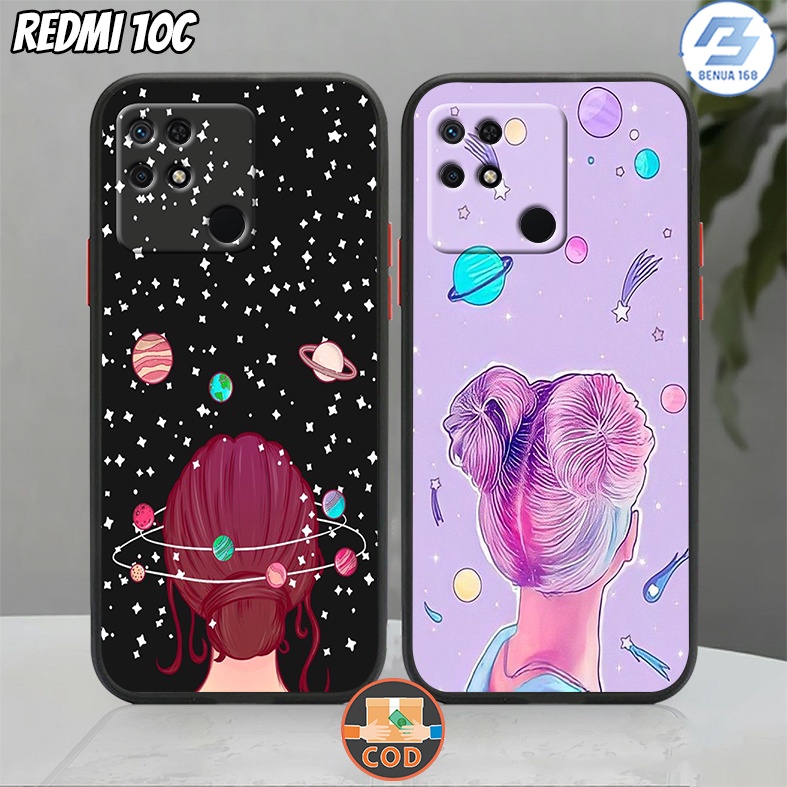 Benua Case - Case GIRL Xiaomi Redmi 10C  - Case Hp Redmi 10C - Kesing Hp Redmi 10C - Casing Hp Redmi