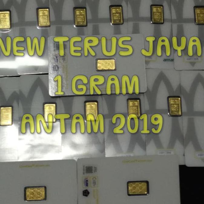 logam mulia 1gram sertifikat antam/ emas batangan 1 gram antam