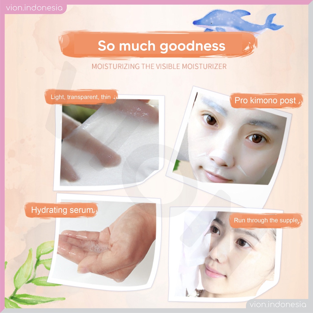 IMAGES Deep Sea Moisturizing Mask Facial Sheet Ocean Masker Wajah Lautan Mermaid Original IM005