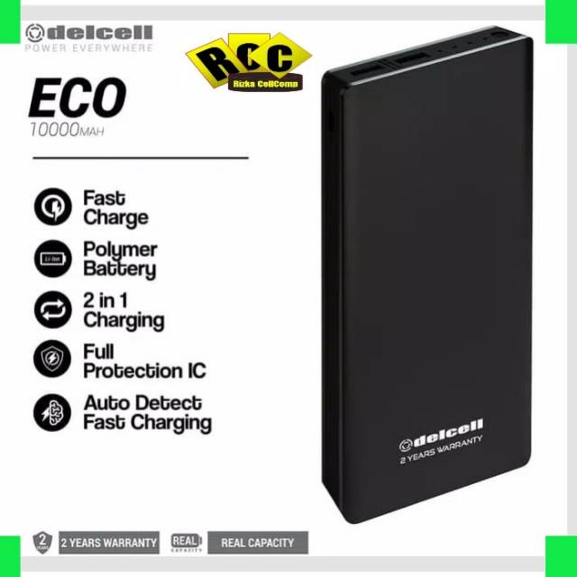 Powerbank Delcell 10000mah