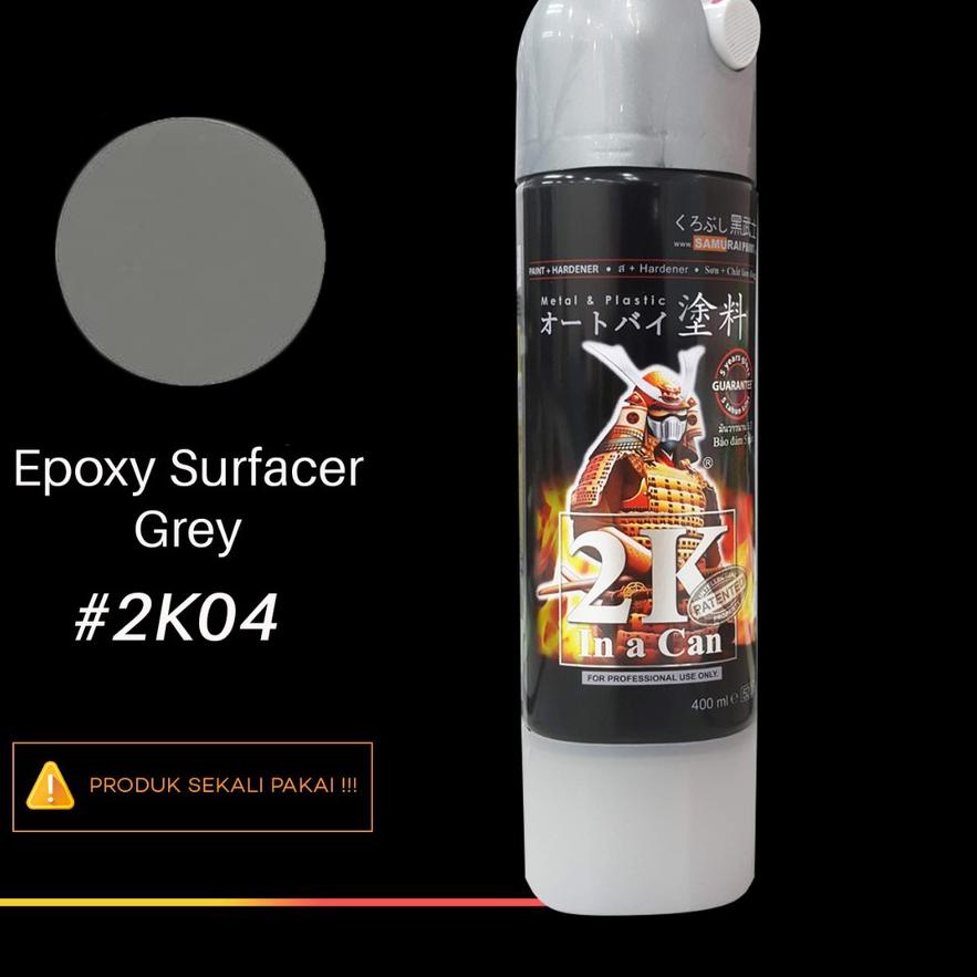 Jual Terbaru Samurai Paint Epoxy K K Isi Ml Warna Abu Grey Undercoats Komponen