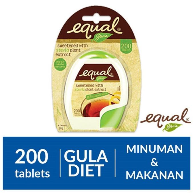 

Equal Stevia Gula Diet Pemanis Nol Kalori - 200 Tablet