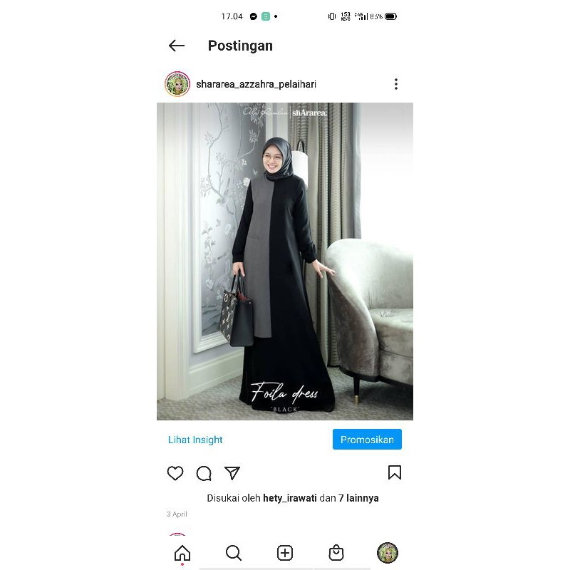 foila dress by shararea