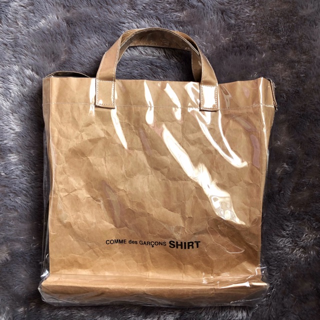 Original CDG Shirt PVC Tote bag