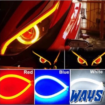 Barang bagusϟ [L017] Lampu Alis 30 CM Senja LED Mobil Motor Nmax Vario CBR CB 150R Vixion R15 R25 GS