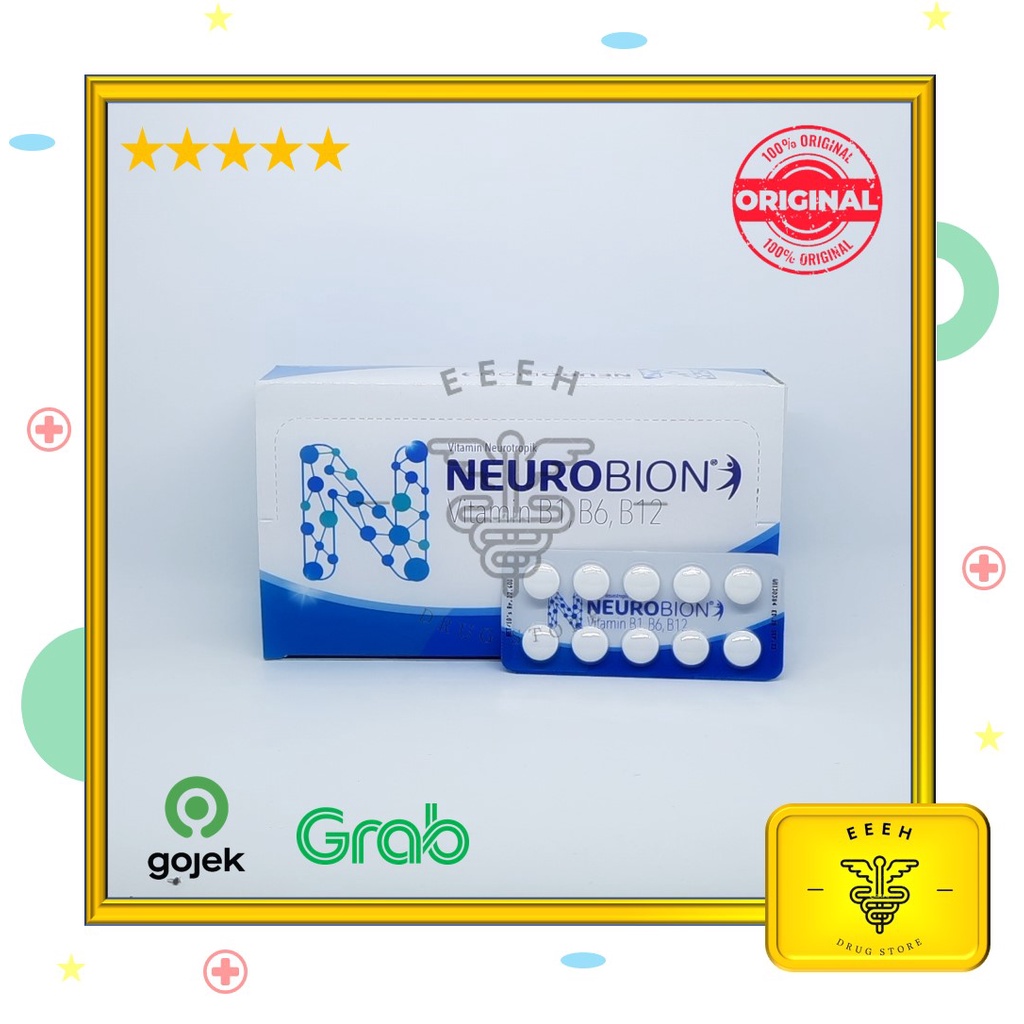 Jual Neurobion Putih Suplemen Untuk Menjaga Kesehatan Saraf Isi 10 ...