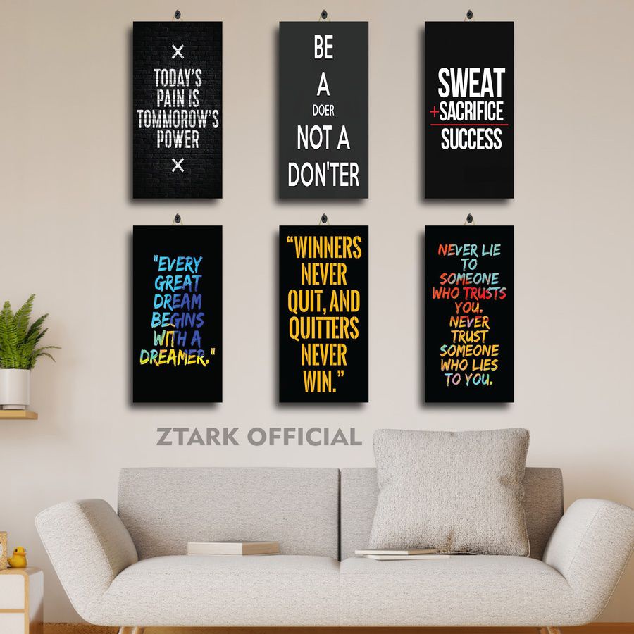 HIASAN RUANG BESAR QUOTES BISNIS KERJA 15X30 4U2FG/6KQKB/ DEKORASI KAMAR GAMING QUOTE QUOTES MOTIVAT