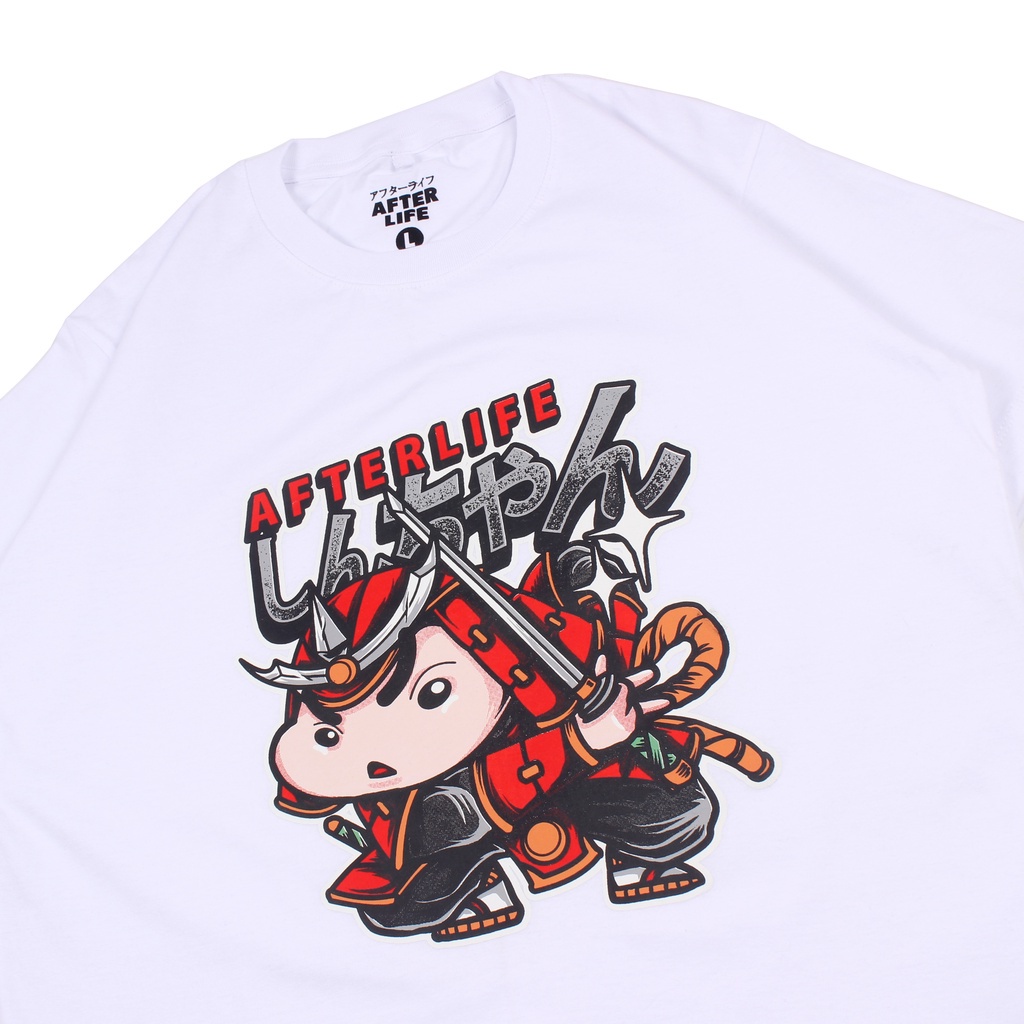 AFTERLIFE - Tshirt Shin Chan Samurai White | 21048B