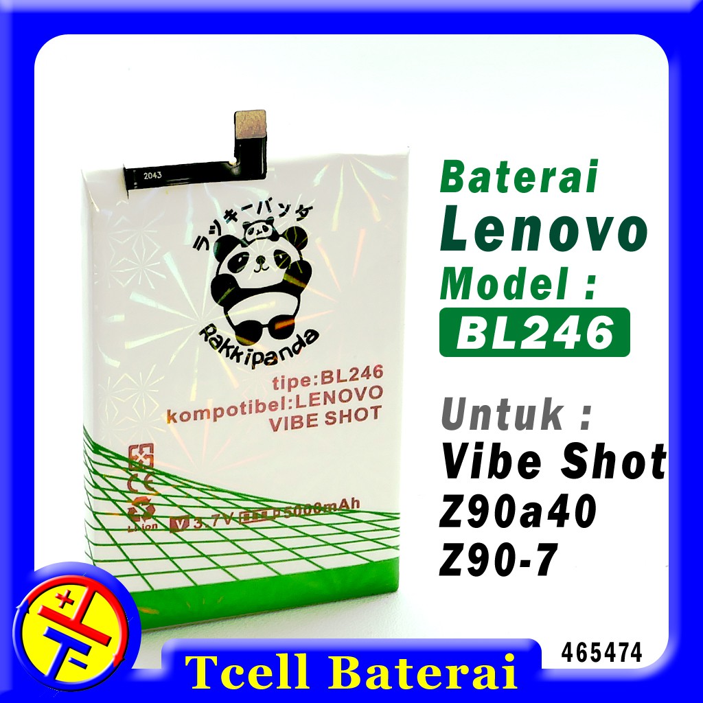 Baterai BATTERY Lenovo Vibe Shot Z90 BL246 Rakkipanda Batre Z90a40 Z90-7 by TA