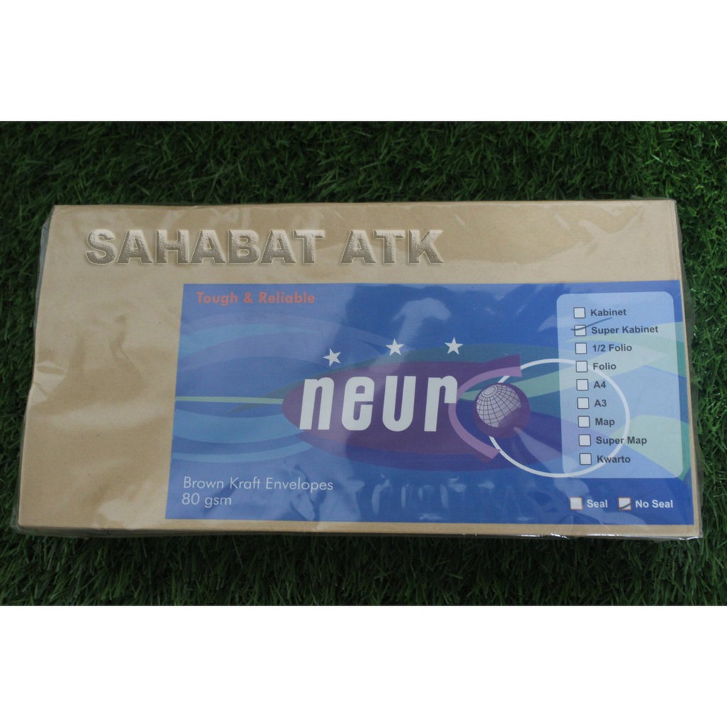 

NUERO AMPLOP SUPER KABINET 80 GRAM / SIZE ( 14 x27 cm )