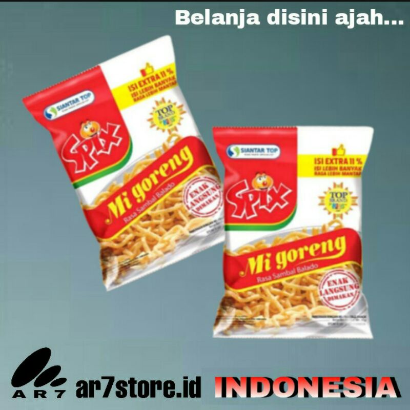 

SPIX mie goreng 1 pack 20 pcs @ 10 gram