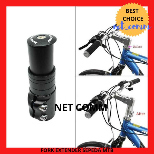 PENINGGI STANG STEM SEPEDA MTB - FORK EXTENDER SEPEDA MTB ALUMINUM