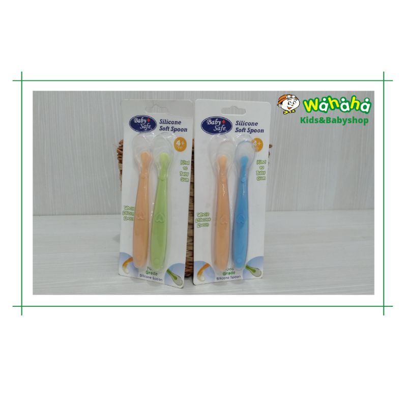 Sendok silikon bayi baby safe