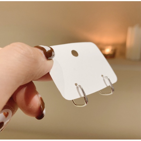 Anting s925 sterling silver hypoallergenic Gaya Korea Untuk Wanita-Ej808-2