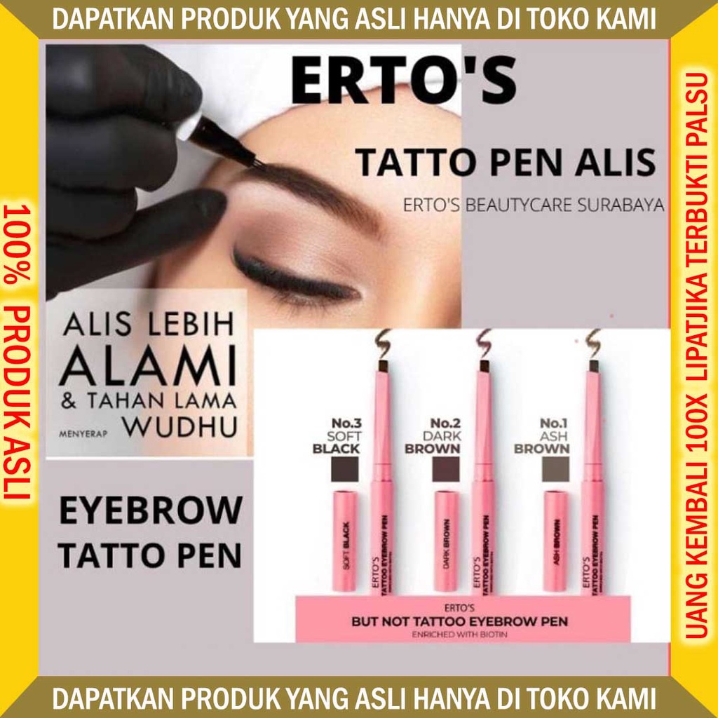 Pensil Pencil Alis Waterproof Anti Air Penghitam Menghitamkan Penebal Menebalkan Hena Tahan Lama Sep