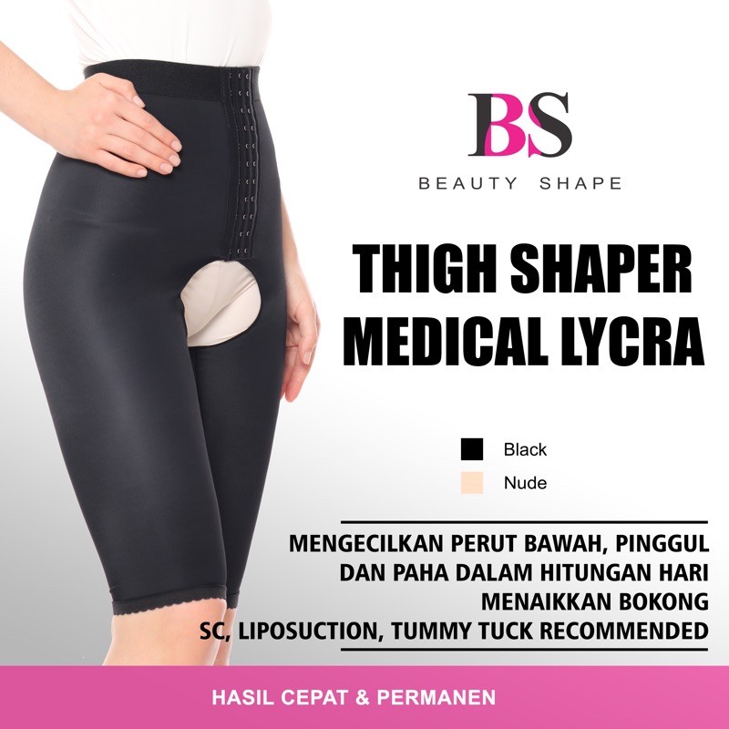 Beauty Shape - Thigh Shaper Medical Lycra Grade / Korset Pelangsing Paha