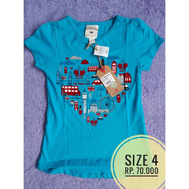 Lee Cooper Kids T-siht Girl