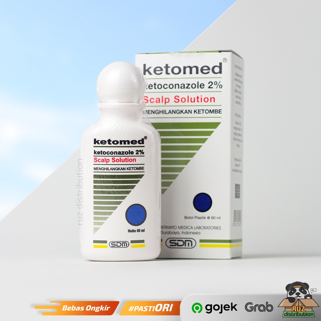 Ketomed Scalp Solution - Shampo Anti DHT &amp; Ketombe 60ml