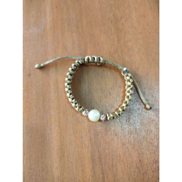 gelang tali mutiara air laut