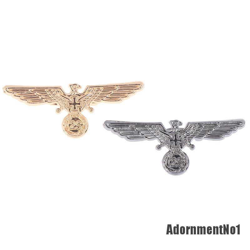 (Adornmentno1) Bros Pin Enamel Desain Elang Ermany World War Ii Militer