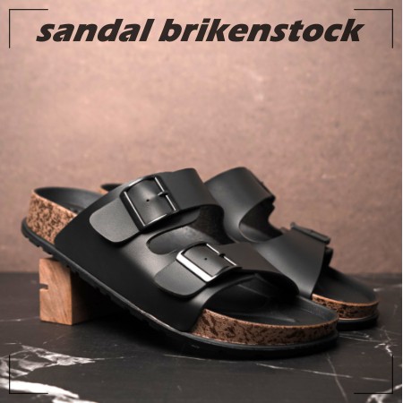 Sandal Pria Walkers Jepit1 Full Black Casual Gaya Trendy