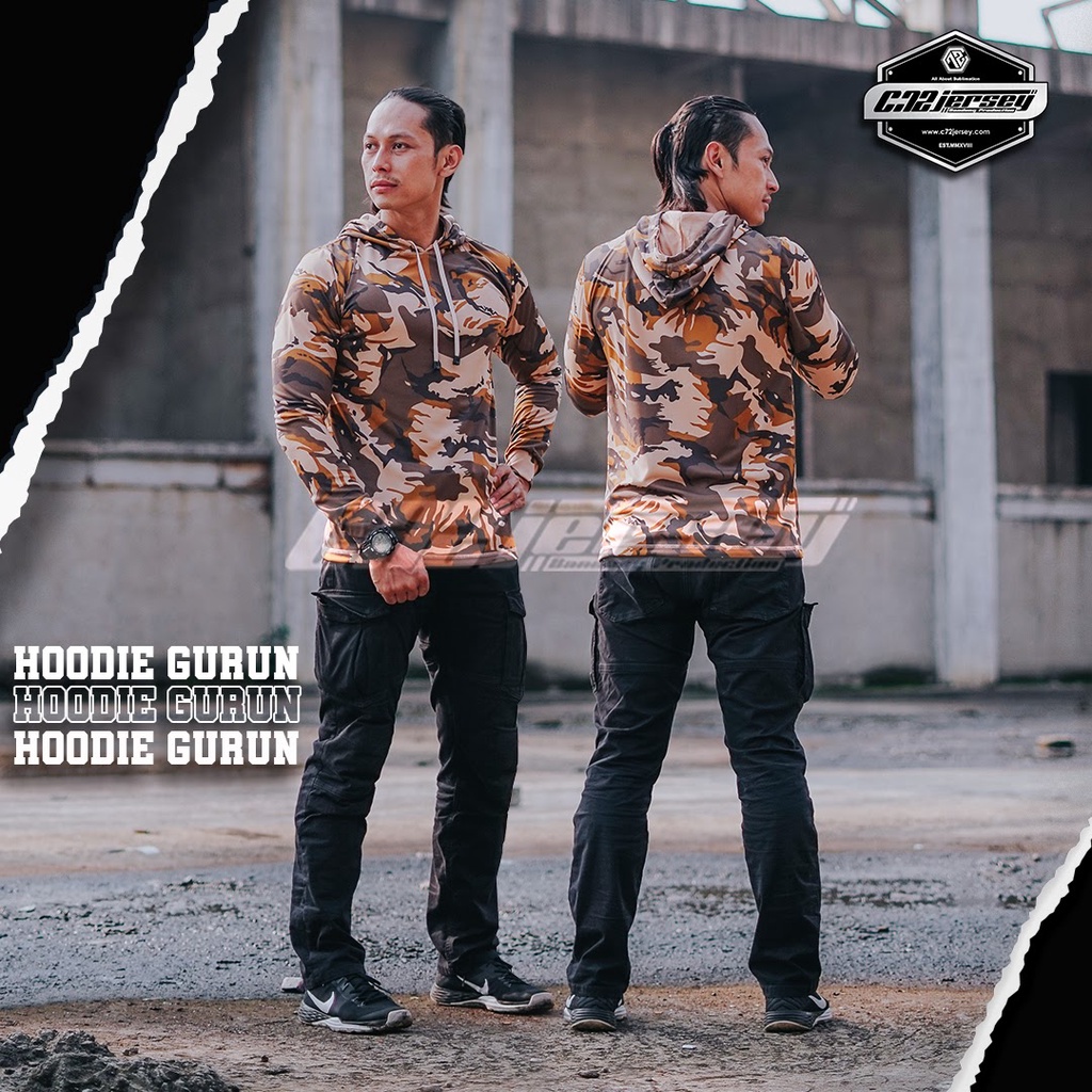 HOODIE LORENG GURUN / HOODIE LORENG MURAH / HOODIE LORENG TNI [VIRAL] [COD]