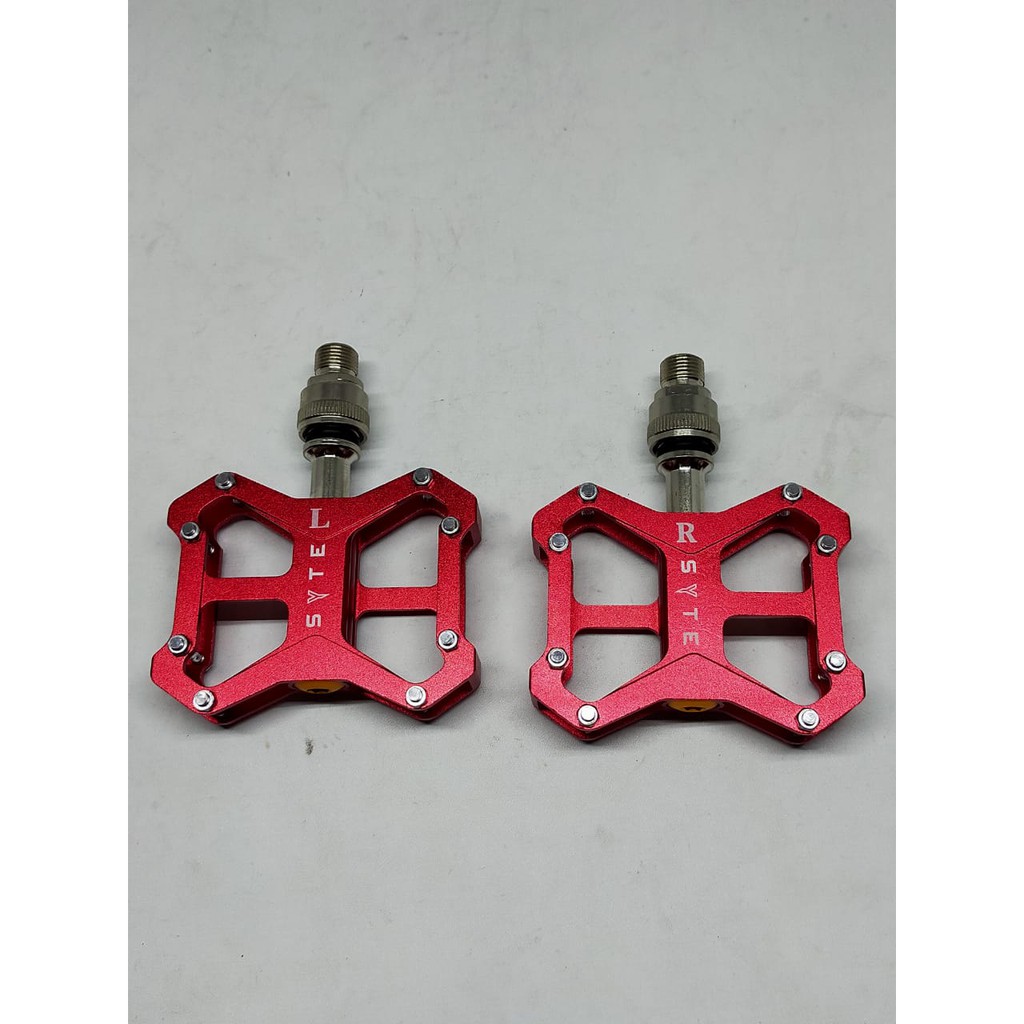 SYTE Pedal QR 3 bearing M416 Quick release CNC sepeda MTB lipat fixie