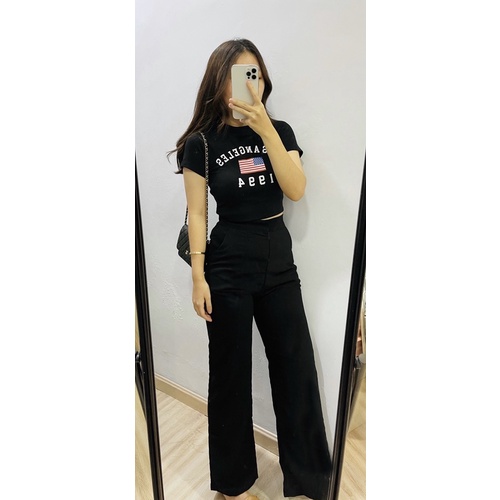 LOS ANGELES CROP TEE