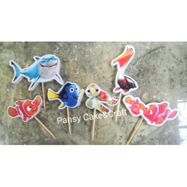 SALE Cupcake/Cake topper Finding Nemo