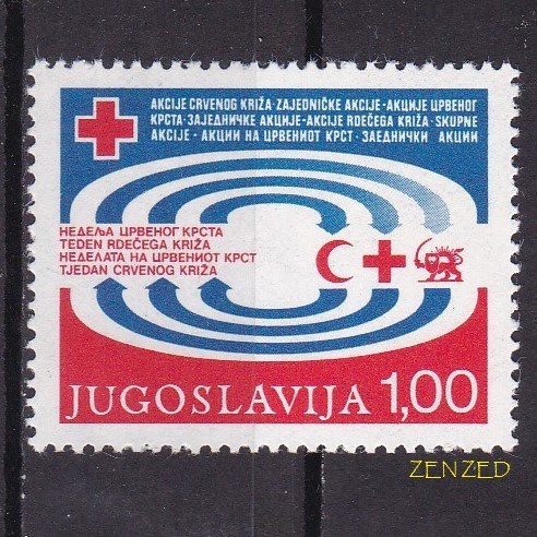 

0620 Perangko Yugoslavia 1978 Red Cross 1v Mnh