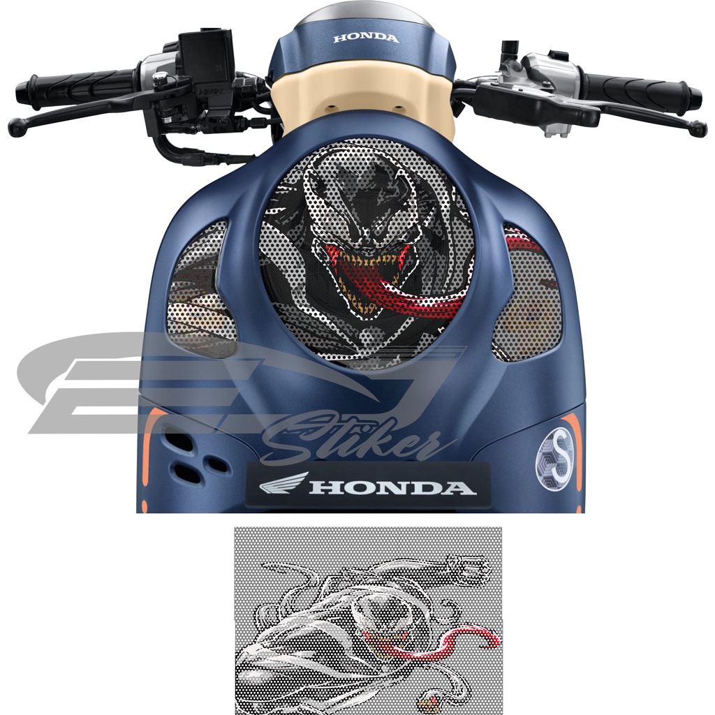 STIKER LAMPU MOTOR SCOOPY / NMAX / VARIO  / HIBRID / SKOTLET TRANSPARAN HEADLAMP MOTOR ALL VARIANT