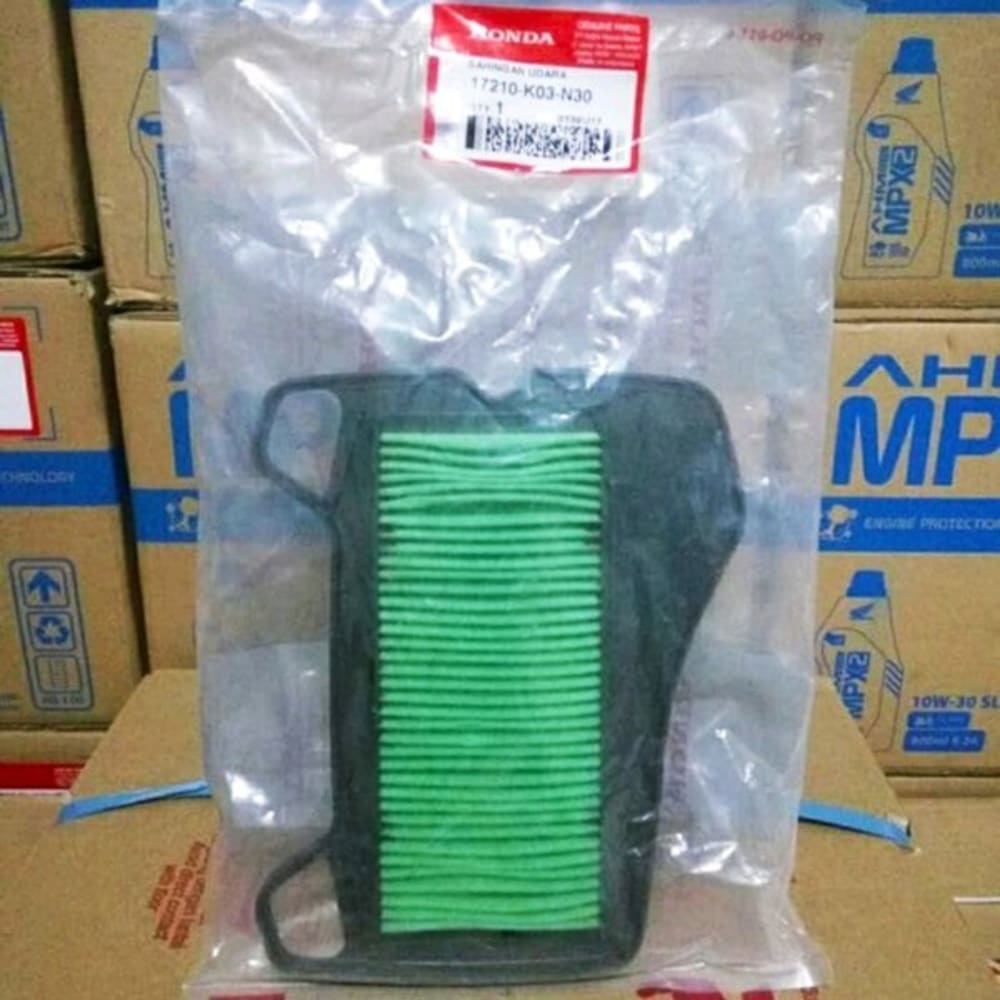 Busa Filter Saringan Udara Hawa - Blade Revo Fi Supra X 125 Fi Asli Honda 17210K03N30