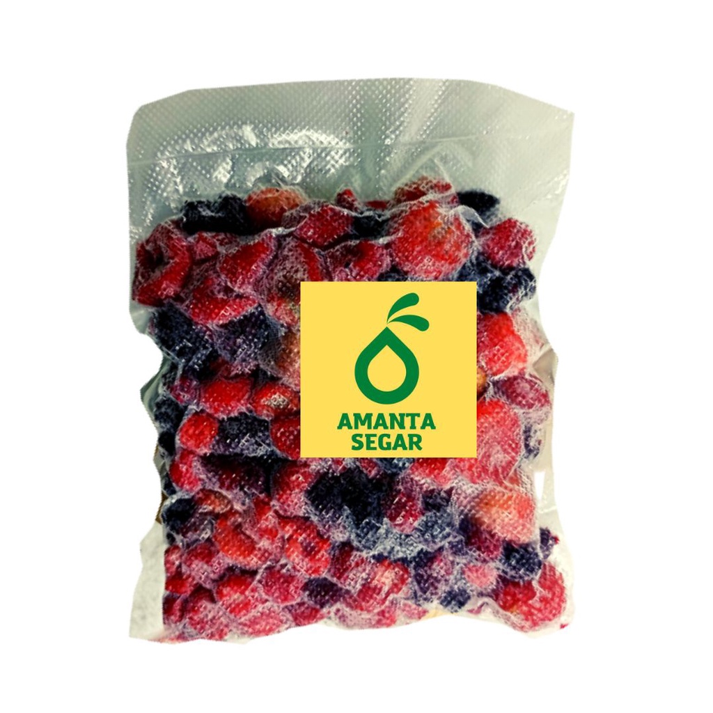 Amanta Segar Bogor | Buah Mixberry Mix Berry Frozen Mixed Berries Strawberry Blueberry Rasberry Froz